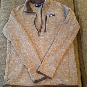 Patagonia Brown Quarter-Zip Sweater